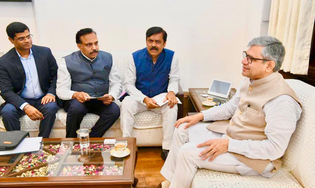 Meeting with Hon’ble Union Minister Shri Ahswani Vaishnaw